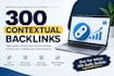 do 300 high quality contextual backlinks