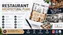 draft restaurant floor plans kitchen layouts and architectural drawings