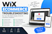 fix your wix ecommerce store issues, errors, and checkout problems