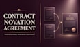 draft a professional contract novation agreement