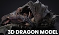 do 3d dragon model 3d animal model 3d monster model rigging and animation