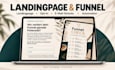 create your salesfunnel with landingpage and emails