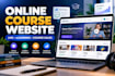 build online course website, lms website and elearning platform