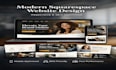 design a modern squarespace website for your business
