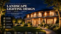 create premium landscape lighting designs with stunning 3d night renders