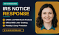 analyze irs cp notice letter and draft official response