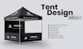 design tent, table cover, flag and canopy tent