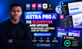 install astra pro, fix elementor, and update wordpress, wpform and wp rocket