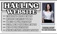 design hauling, junk removal, dumpster rental, and moving wordpress website