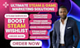 do steam game promotion to increase visibility