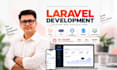 develop custom laravel web application, API and backend