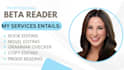 be your copy editor and proofreader for grammar, clarity, and readability