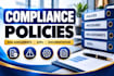 create compliance policies, risk assessments and professional documentation