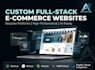 develop a custom full stack ecommerce web application