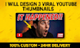 design 1 viral youtube thumbnail mrbeast style