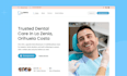build a dental website with UI UX design