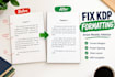 fix KDP formatting errors and prepare your book for publishing