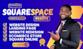 build squarespace website design, website development as a squarespace expert