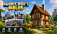 build custom minecraft houses, buildings and structures