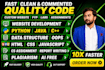 do urgent programming assignments java python cpp html css website developer