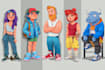 design a professional cartoon character
