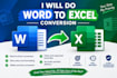 do word to excel