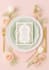 recreate your wedding invitation or menu from your pinterest inspiration