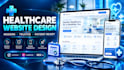 do medical clinic website design with appointment booking and responsive layout