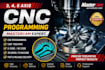 do 3, 4, 5 axis cnc and cam programming, g code using mastercam cnc toolpath