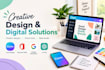 design professional canva graphics with ai