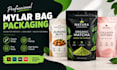 design professional mylar bag packaging and pouch packaging