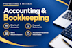 do accounting and bookkeeping with quickbooks cleanup