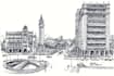 hand draw architecture and urban design sketches