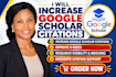 increase google scholar citations, write and publish backdated research articles