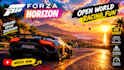 make stylish looking forza horizon thumbnail for youtube
