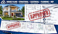 draw house plans, structural, electrical, plumbing and mep