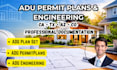 create adu permit plans engineering stamp ca tx az co
