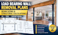 design load bearing wall removal beam sizing ca tx fl calculations