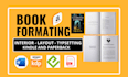 do spanish book interior formatting and layout print kindle KDP