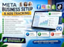 set up meta facebook bm, pixel, capi, and ads tracking