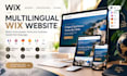 create a professional multilingual wix website