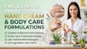 create professional hand cream and body care formulations