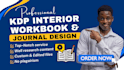 professionally design your workbook, journal and pdf