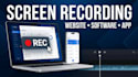 do screen recording of your website,software or app