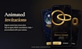 animated digital invitation with rsvp, countdown and map