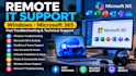 troubleshoot windows and microsoft 365 issues remotely