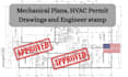 provide pennsylvania mechanical plans, hvac permit drawings and engineer stamp