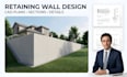 design retaining wall plans, cad drawings and construction details
