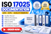 create iso 17025 qms, sops, quality manual and accreditation documents
