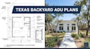 design texas backyard architectural drawings floor plan elevations adu permit